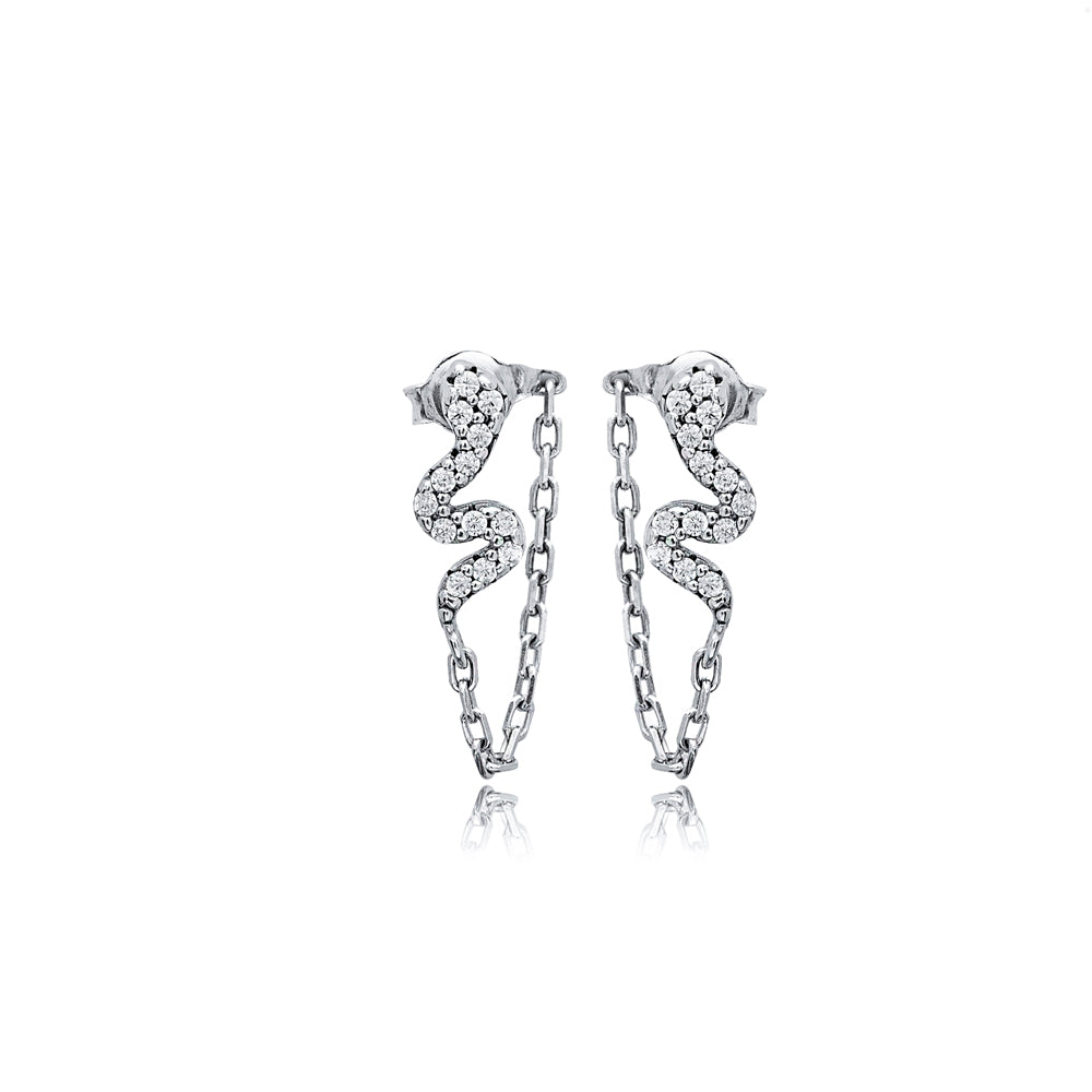Snake Chain Earrings
