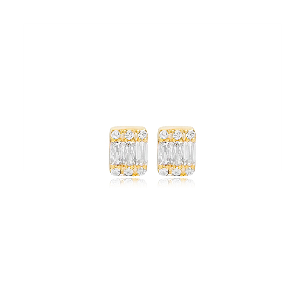 Mini Baguette Studs