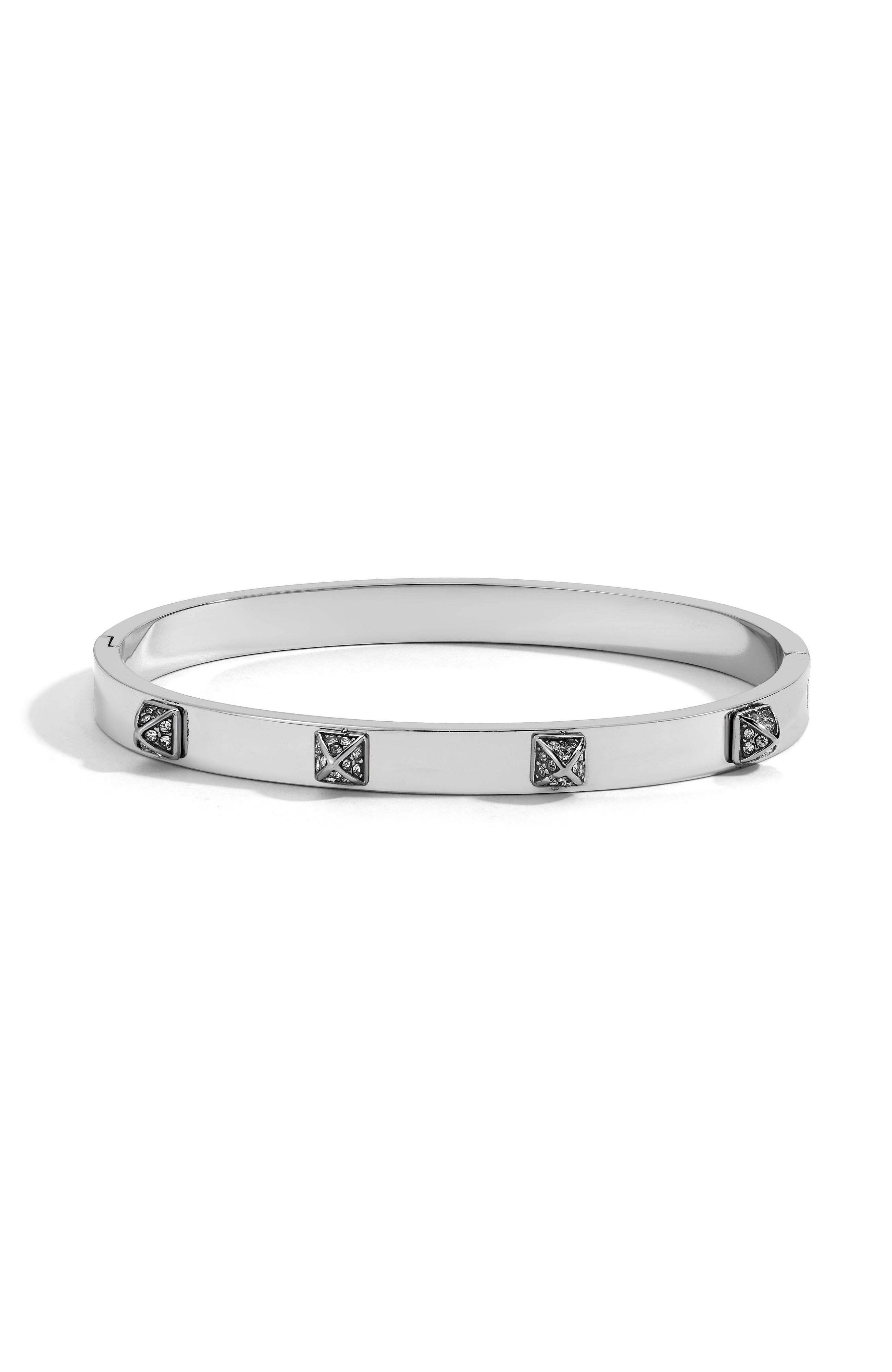 Pave Pyramid Bangle