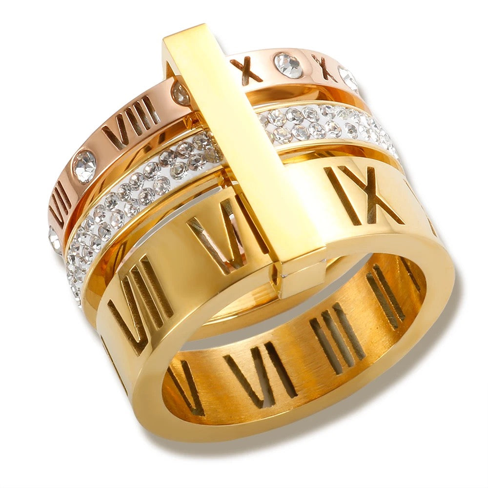 Roman numeral ring cartier sale