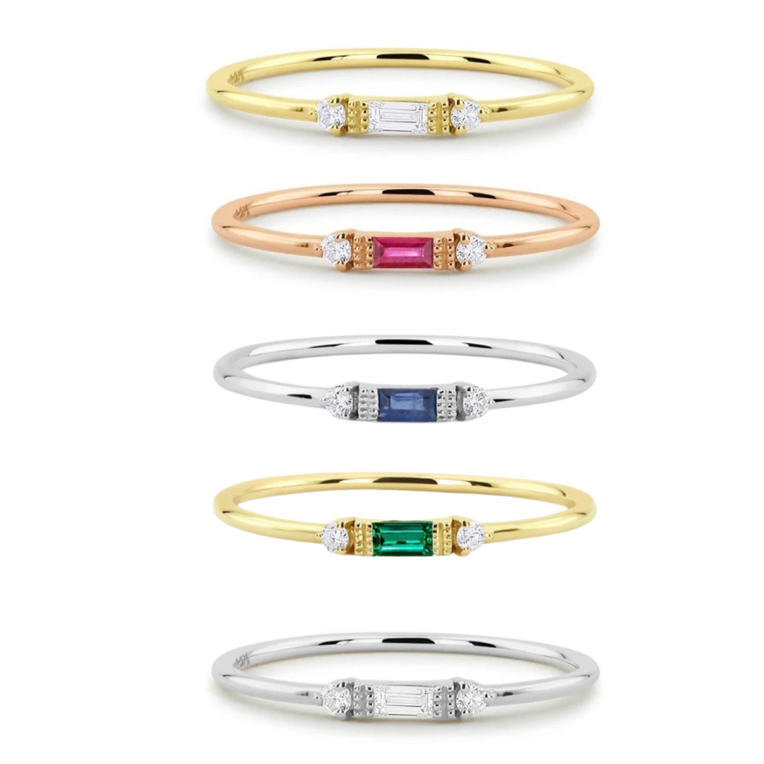 Baguette Ring