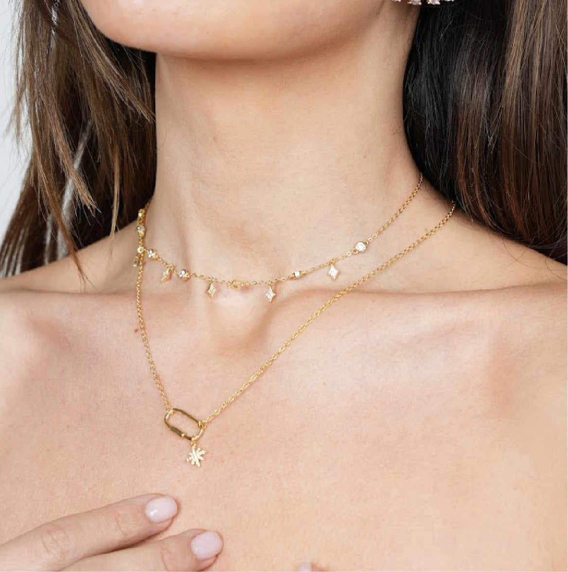 North Star Link Necklace