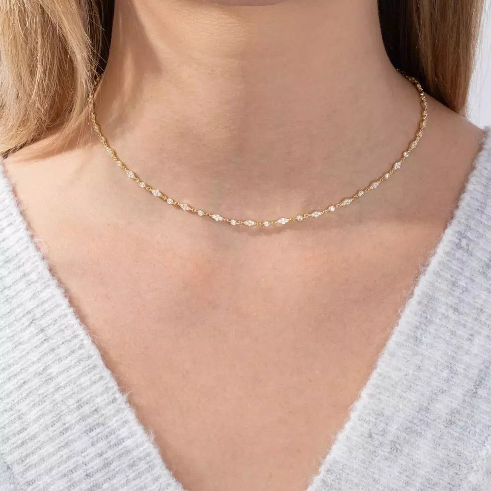 Delicate CZ Choker