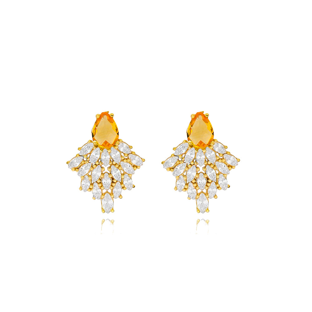 Citrine Studs