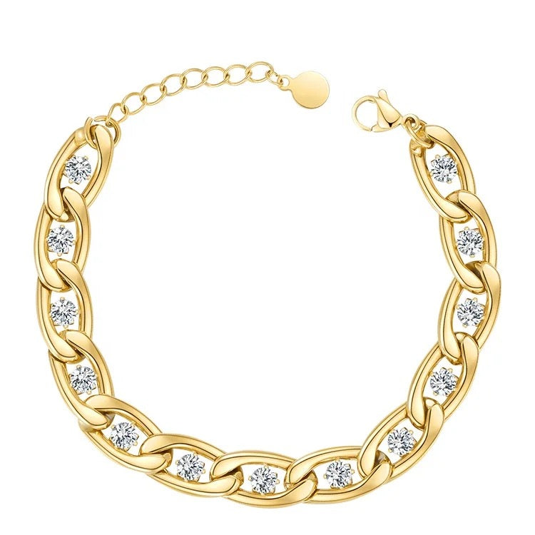 Chain Link Bracelet – Mazin Jewels