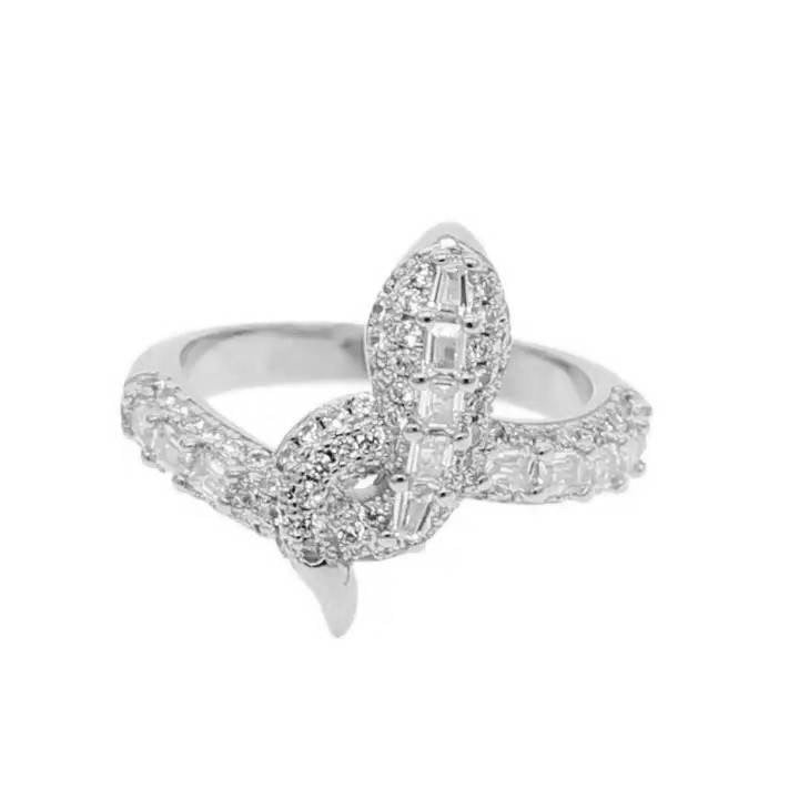 Pave Snake Ring