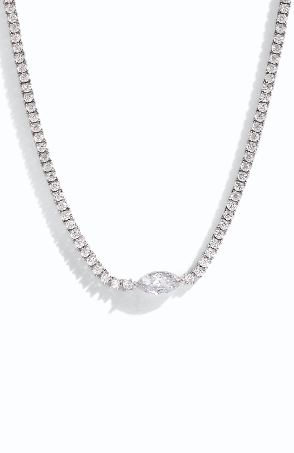 Midnight Marquise Tennis Necklace