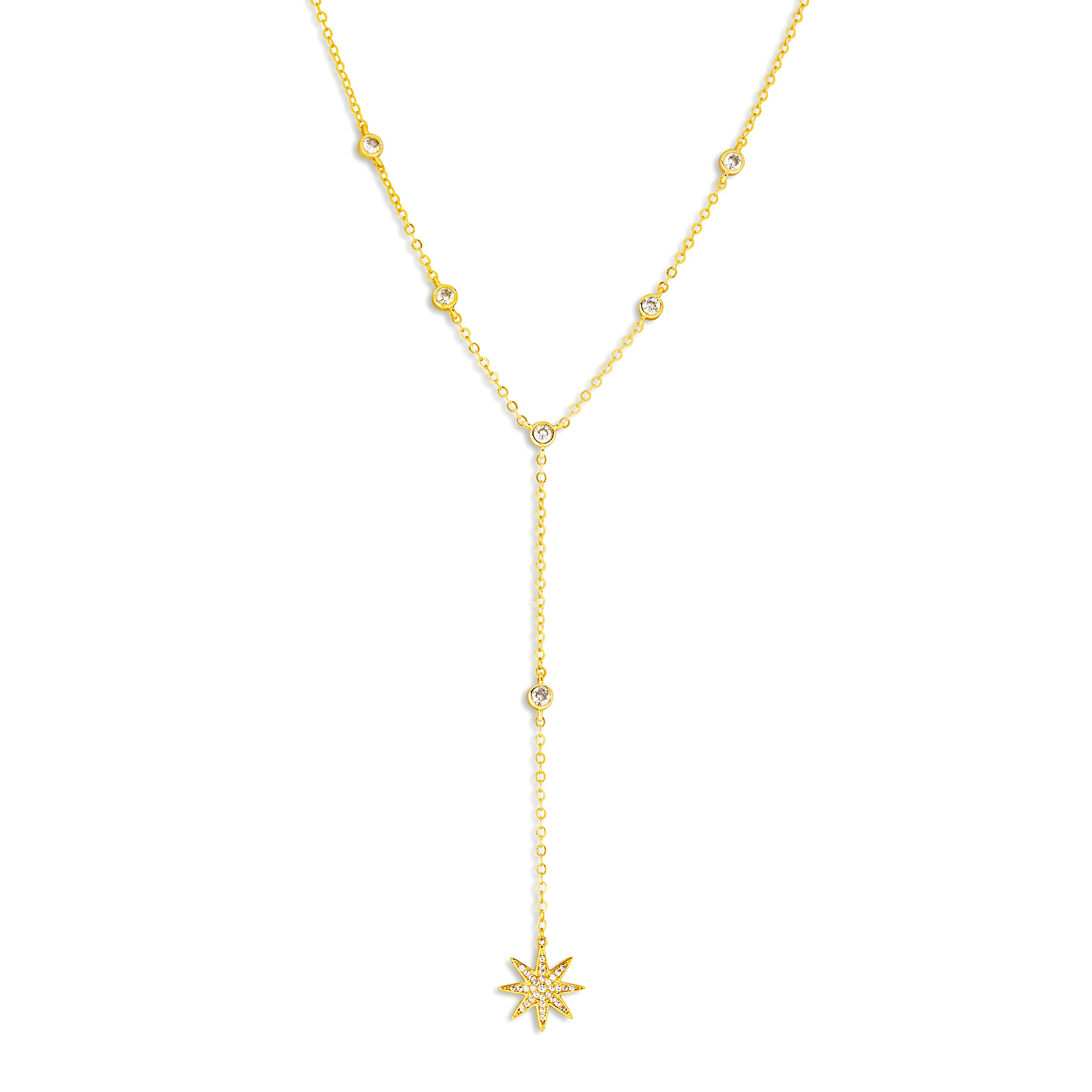 Starburst Lariat Necklace