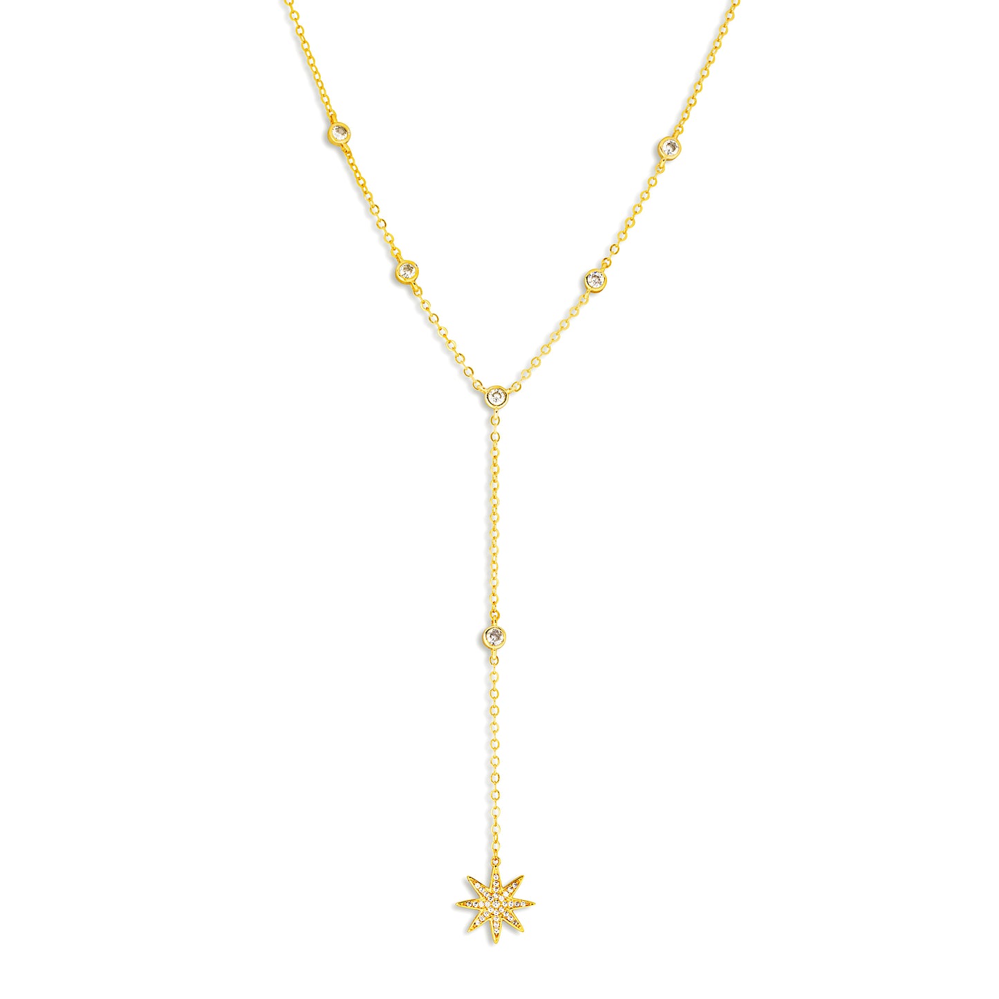 Starburst Lariat Necklace