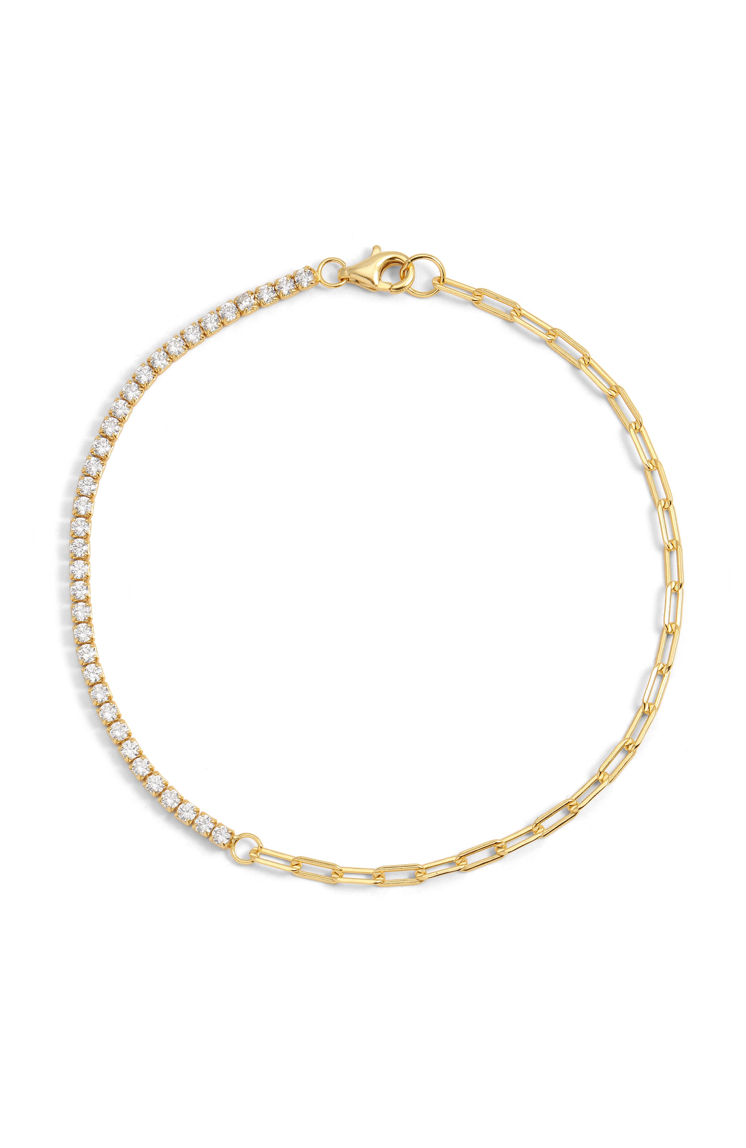 Multi Tennis Chain Bracelet- Gold