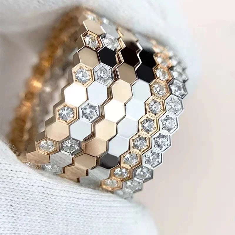 Honeycomb Stacking Ring Sets